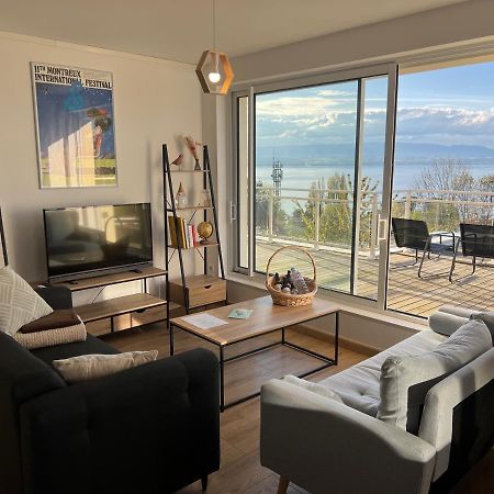 Leman Panoramique Avec Terrasse A Deux Pas Du Centre-Ville Эвиан-ле-Бен Экстерьер фото